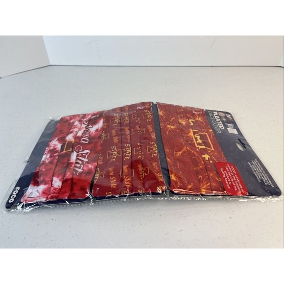 Iowa State NCAA Football Foco Pack 3pk Pleated Face Covering Mask - Picture 4 of 5